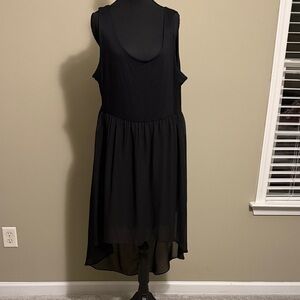 Elegant Black Sleeveless Dress